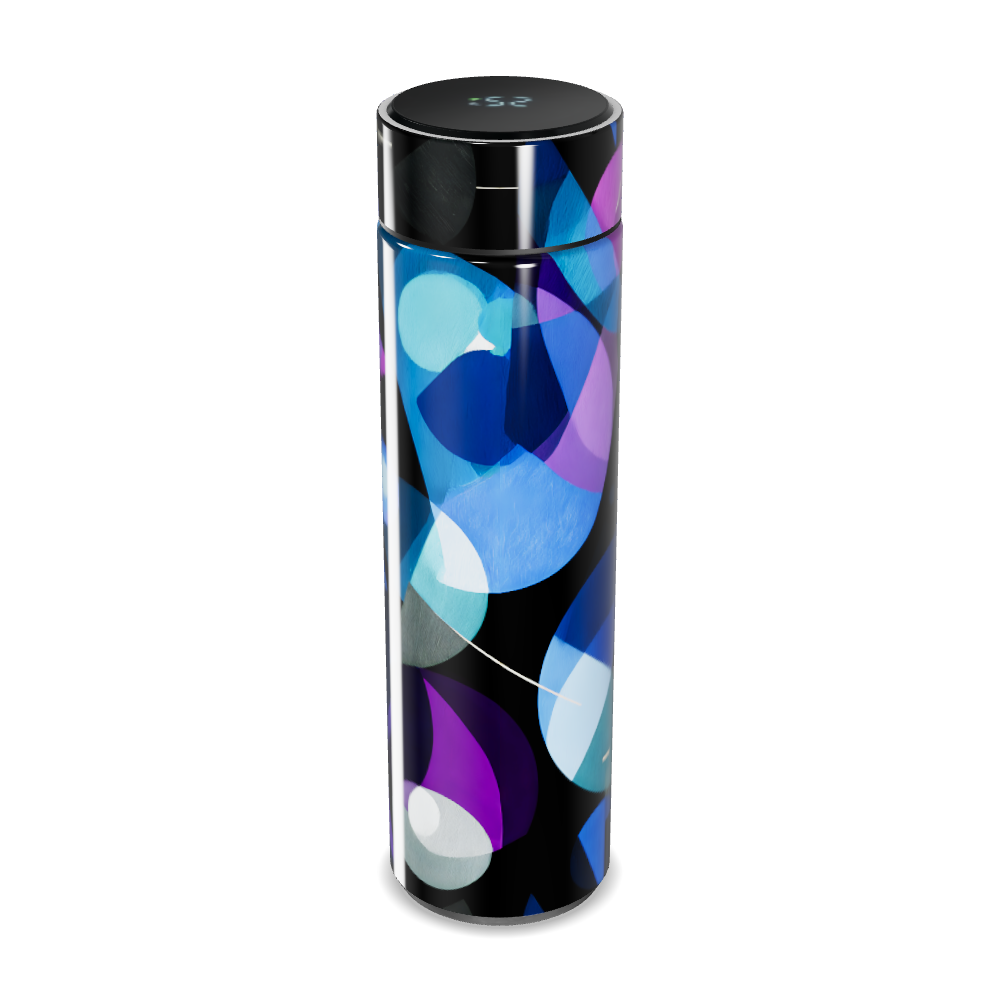 Garrafa Térmica Touch - Estampa Colorida Abstrata