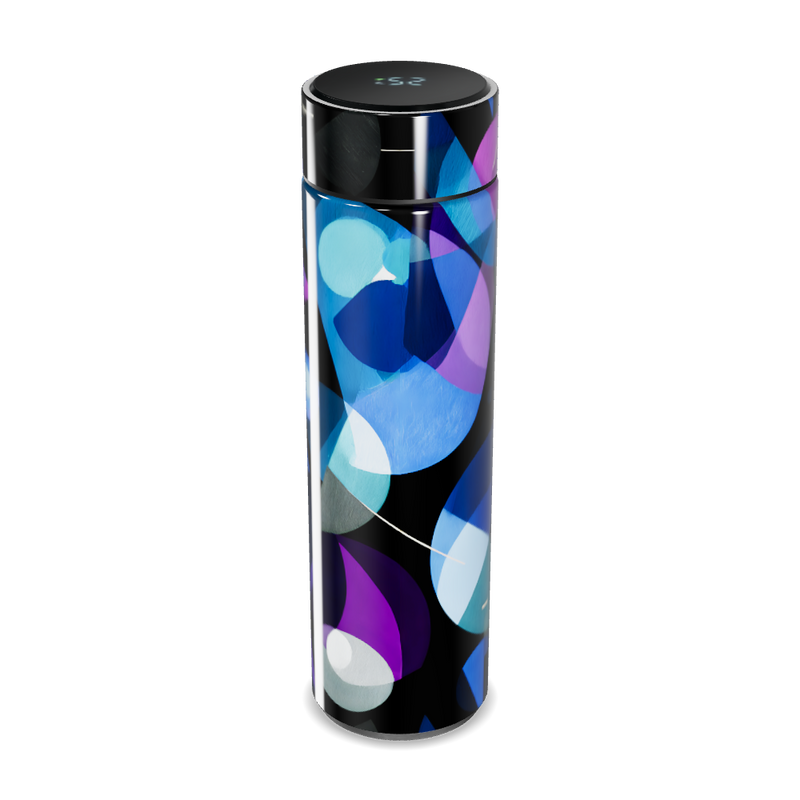 Garrafa Térmica Touch - Estampa Colorida Abstrata