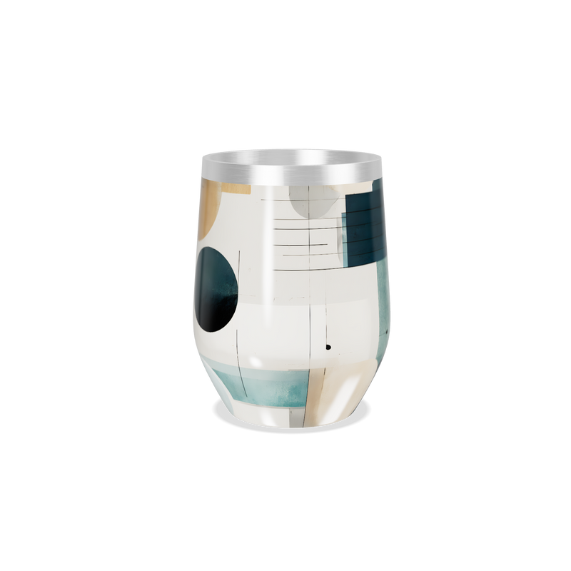 Copo Térmico Slim - Design Abstrato Aço Inox