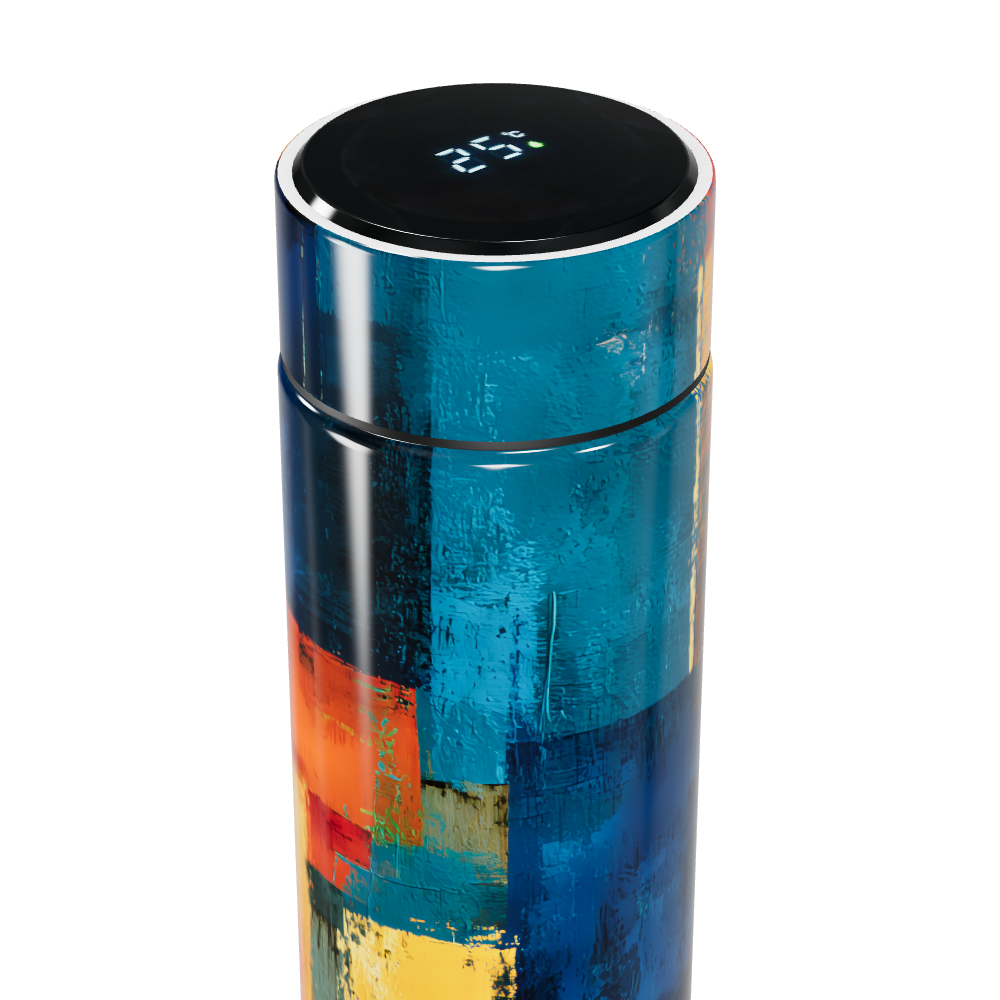 Garrafa Térmica Touch - Estampa Colorida