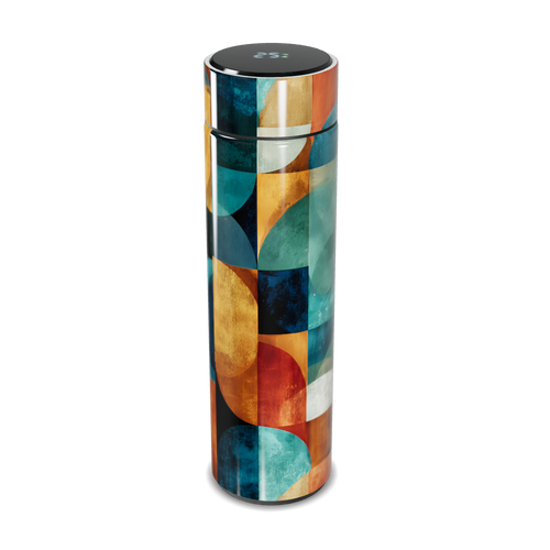 Garrafa Térmica Touch - Colorida Estampada Aço