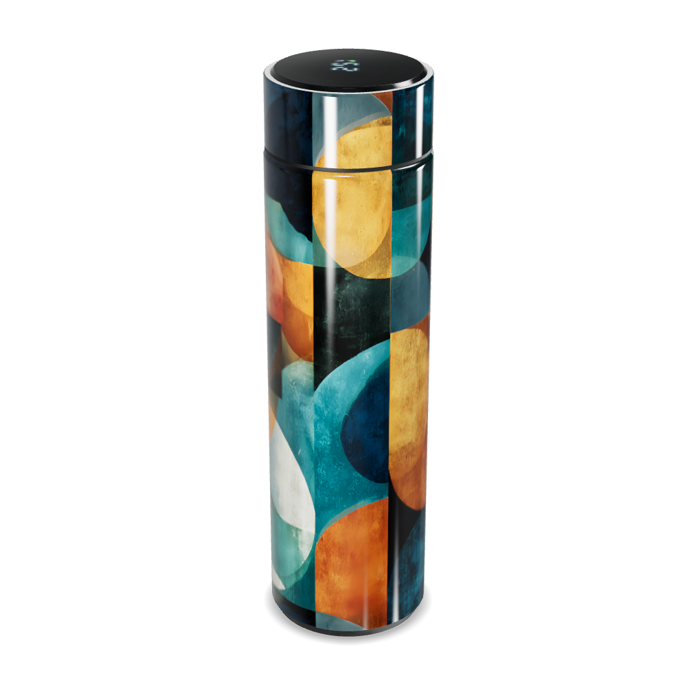 Garrafa Térmica Touch - Colorida Estampada Aço