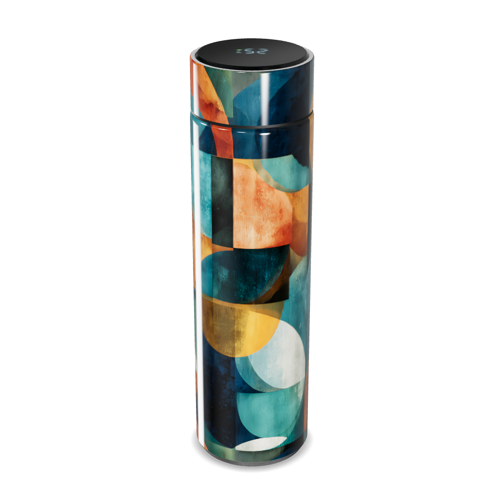 Garrafa Térmica Touch - Colorida Estampada Aço