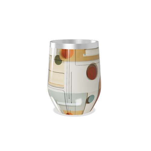 Copo Térmico Slim - Com Estampa Geométrica Colorida