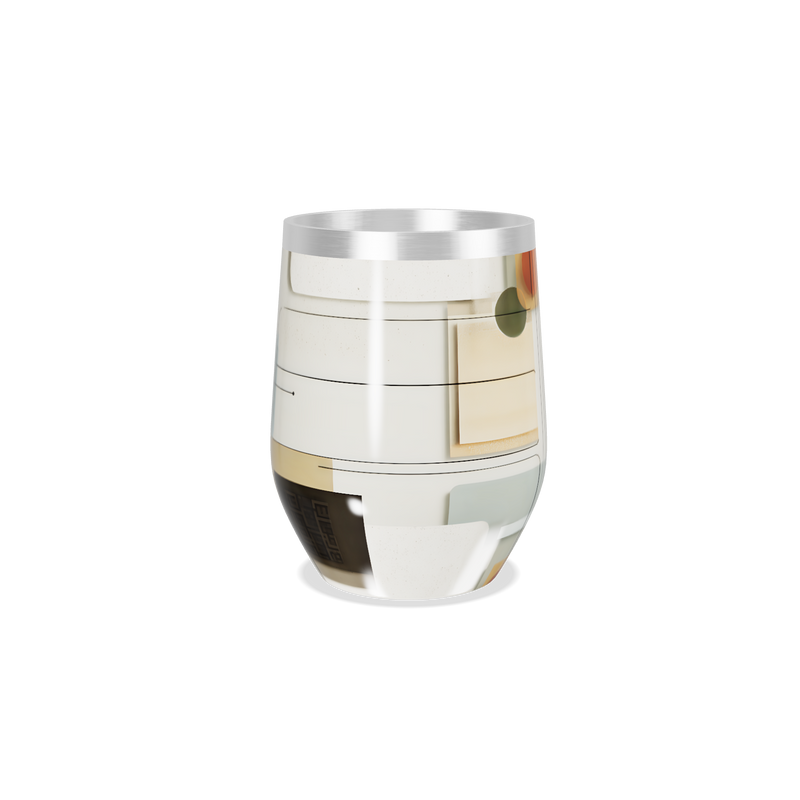 Copo Térmico Slim - Com Estampa Geométrica Colorida