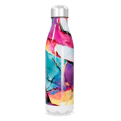 Garrafa Inox - Colorida Abstrata 500ml