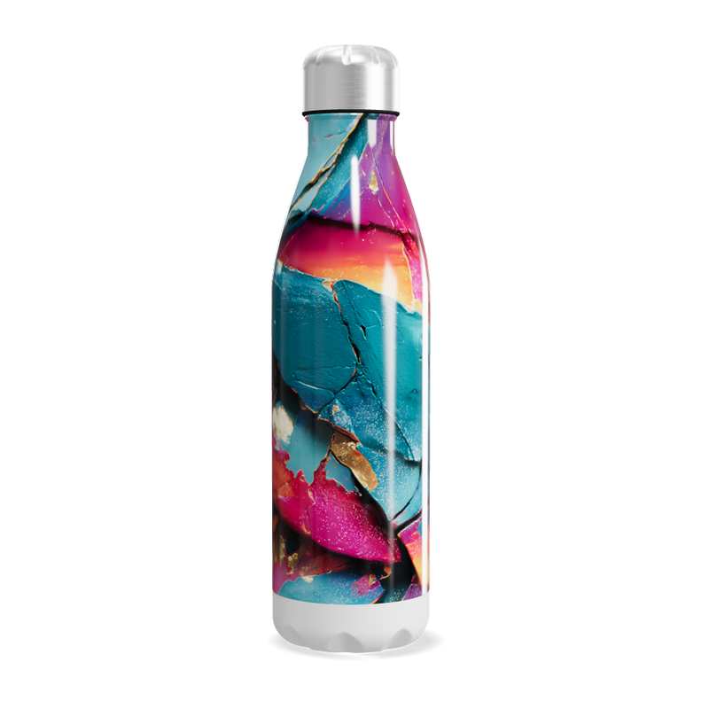 Garrafa Inox - Colorida Abstrata 500ml