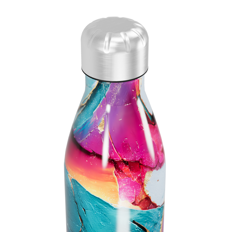 Garrafa Inox - Colorida Abstrata 500ml