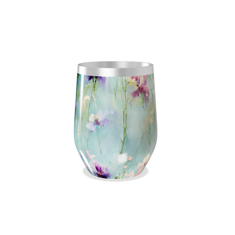 Copo Térmico Slim - Floral Multicolorido