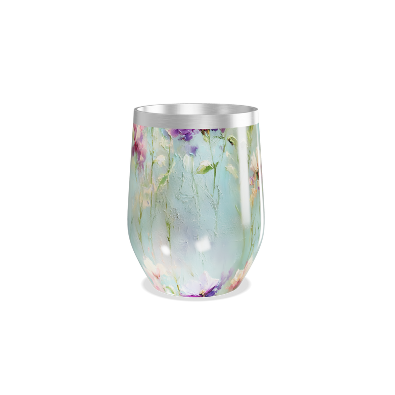 Copo Térmico Slim - Floral Multicolorido