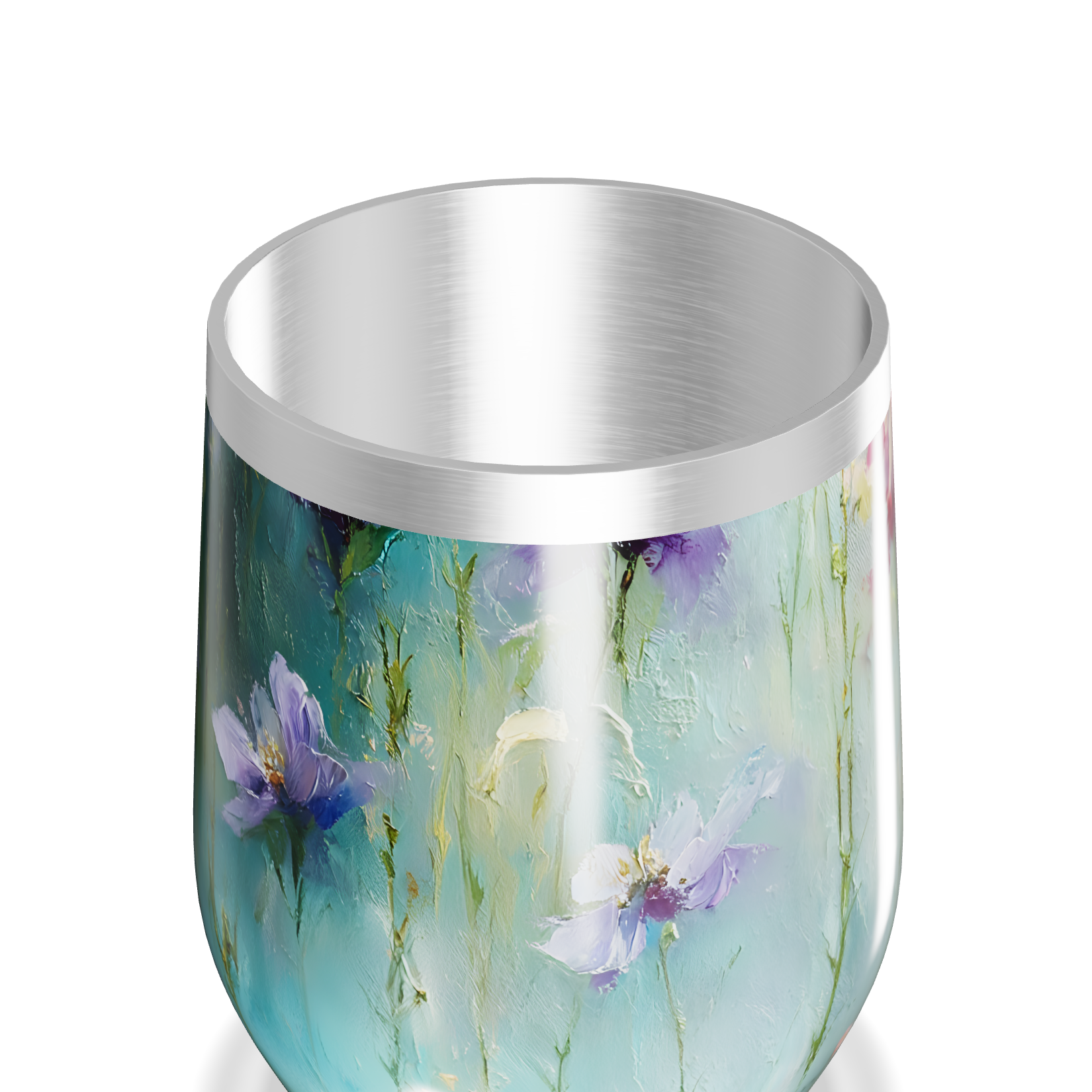 Copo Térmico Slim - Floral Multicolorido