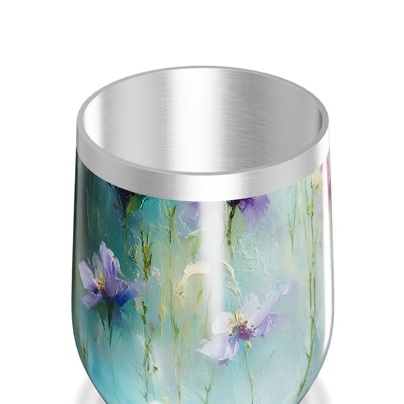 Copo Térmico Slim - Floral Multicolorido