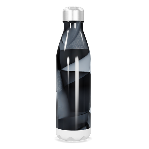 Garrafa Inox Preto Brilhante