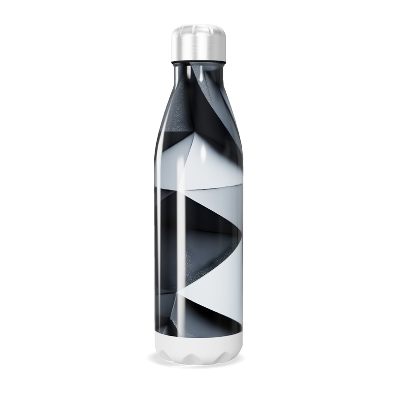 Garrafa Inox Preto Brilhante