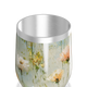 Copo Térmico Slim - Floral em Aço Inox