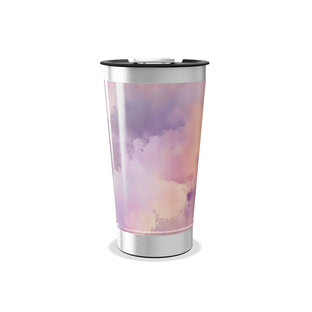 Copo Térmico - Estampa Nuvens Pastel