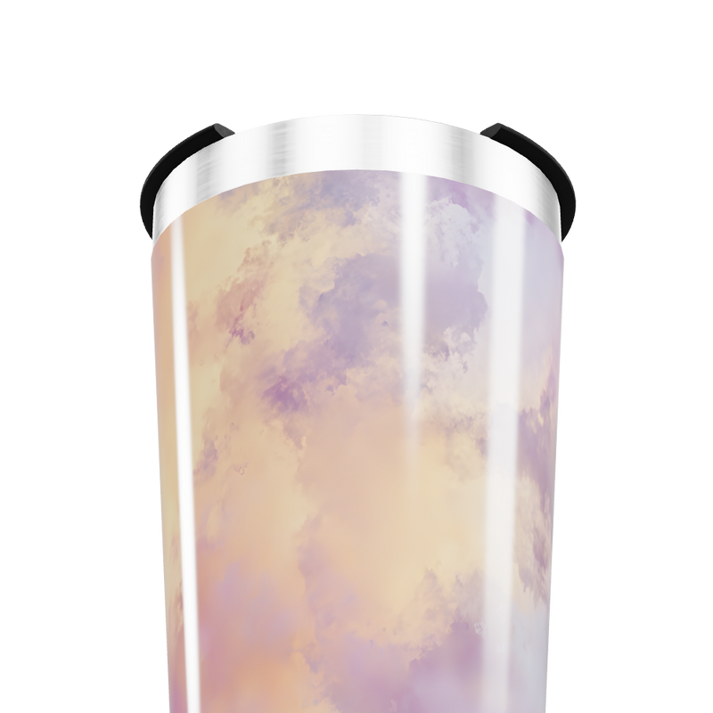 Copo Térmico - Estampa Nuvens Pastel