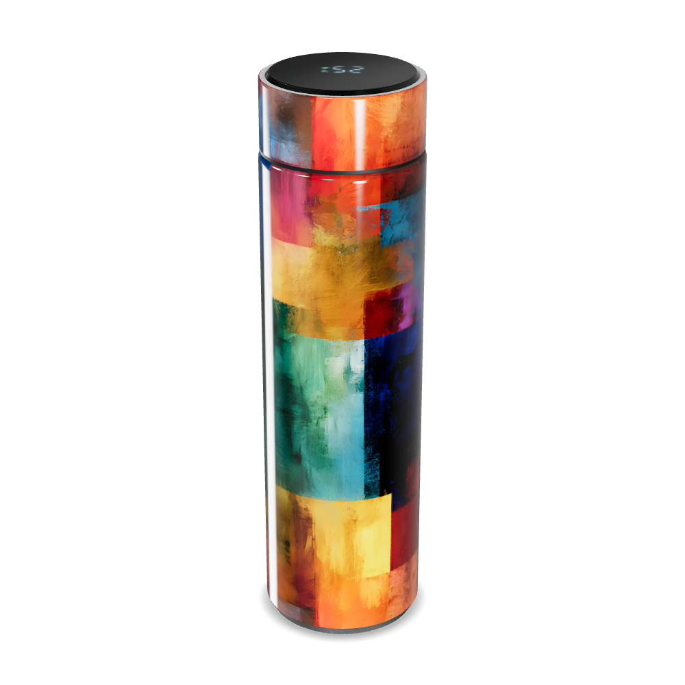 Garrafa Térmica Touch Estampa Colorida Inox