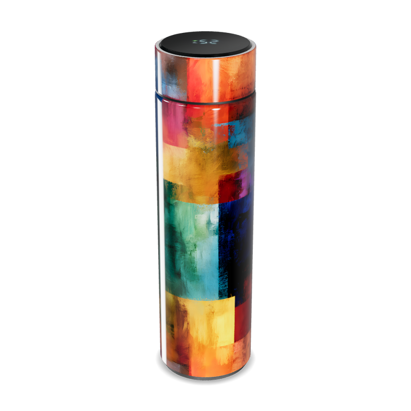 Garrafa Térmica Touch Estampa Colorida Inox