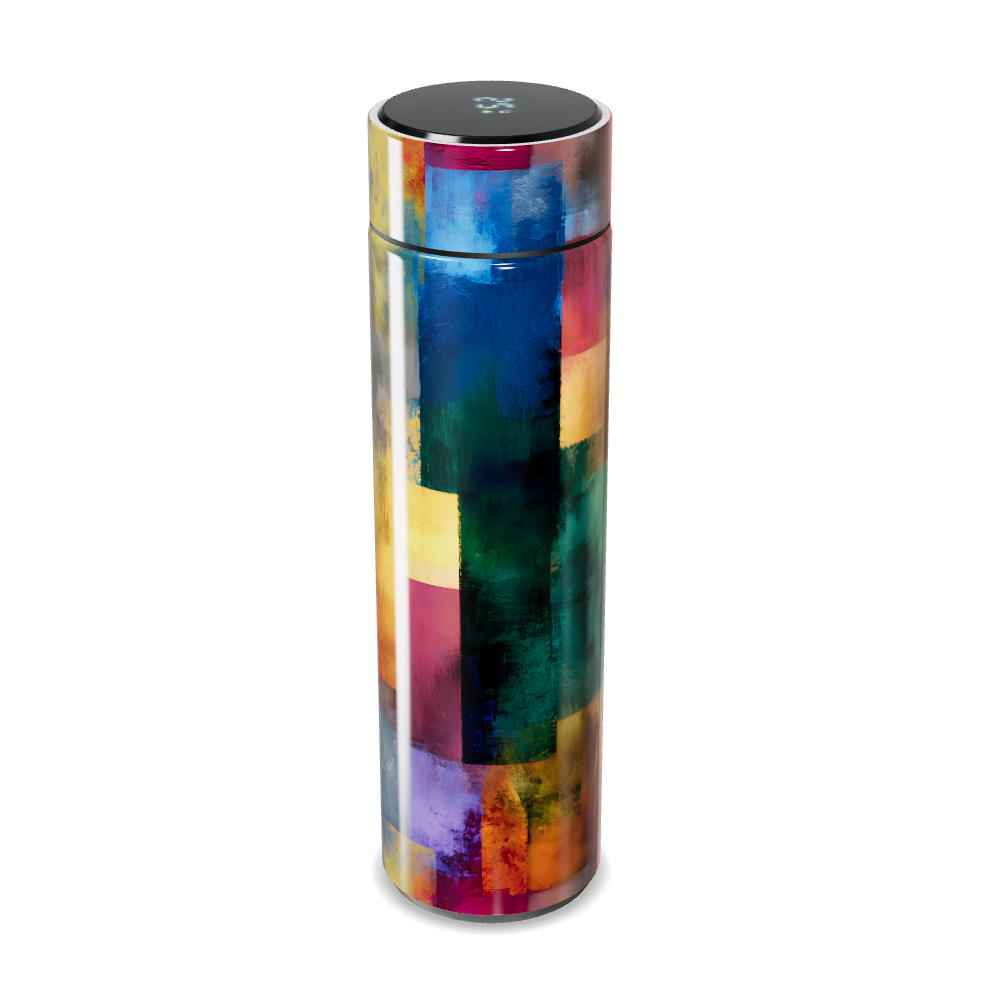 Garrafa Térmica Touch Estampa Colorida Inox