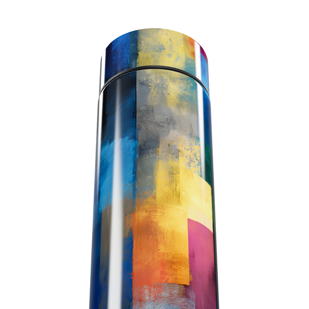 Garrafa Térmica Touch Estampa Colorida Inox