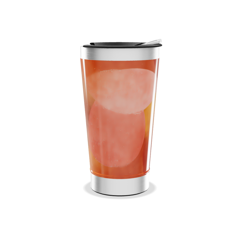 Copo Térmico - Design abstrato colorido