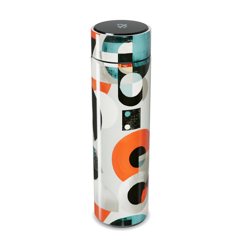 Garrafa Térmica Touch - Estampa Geométrica Colorida