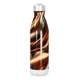 Garrafa Inox - Marrom com Estampa Ondulada