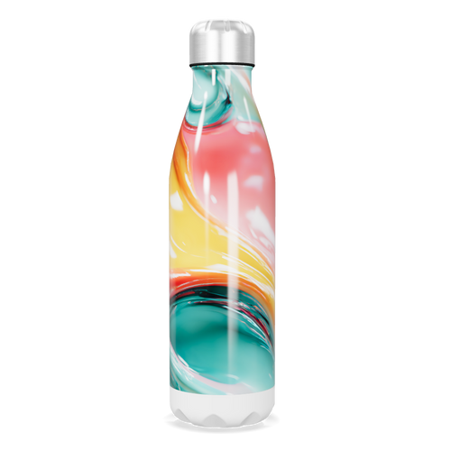 Garrafa Inox - Estampa Colorida Moderna