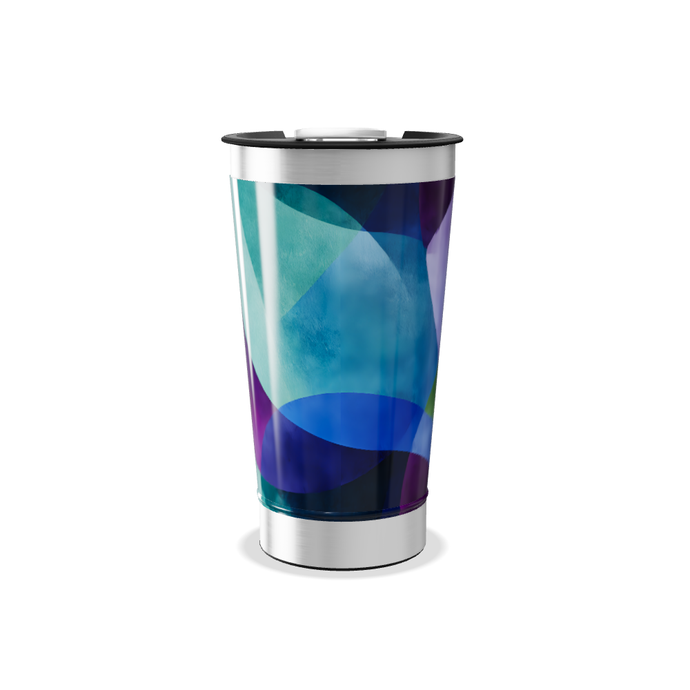 Copo Térmico - Estampado colorido aço inox