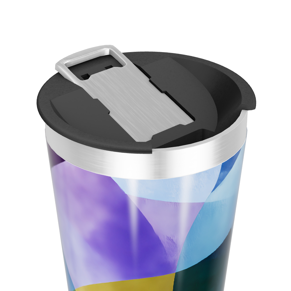 Copo Térmico - Estampado colorido aço inox