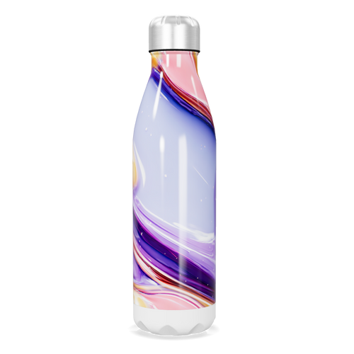 Garrafa Inox - Estampa Colorida Abstrata