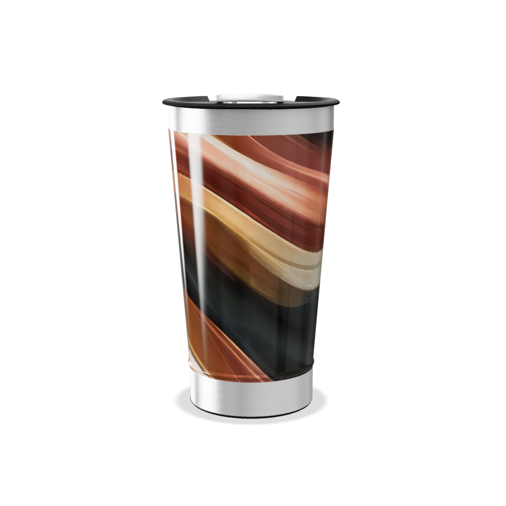Copo Térmico - Abstrato Multicolorido Inox