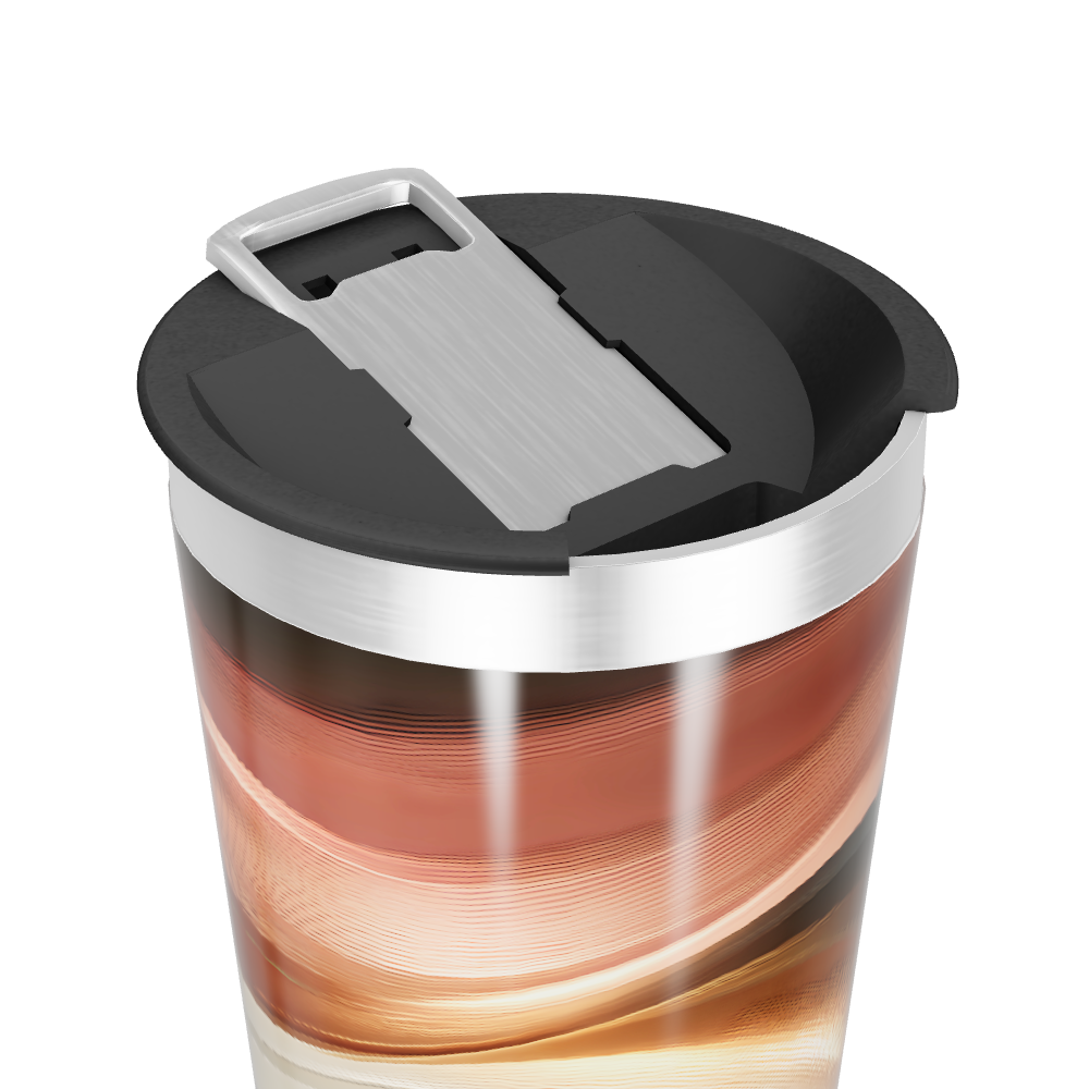 Copo Térmico - Abstrato Multicolorido Inox