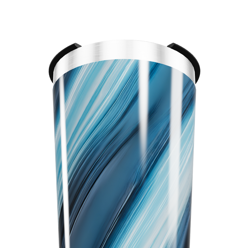 Copo Térmico - Azul Marmorizado Aço Inox