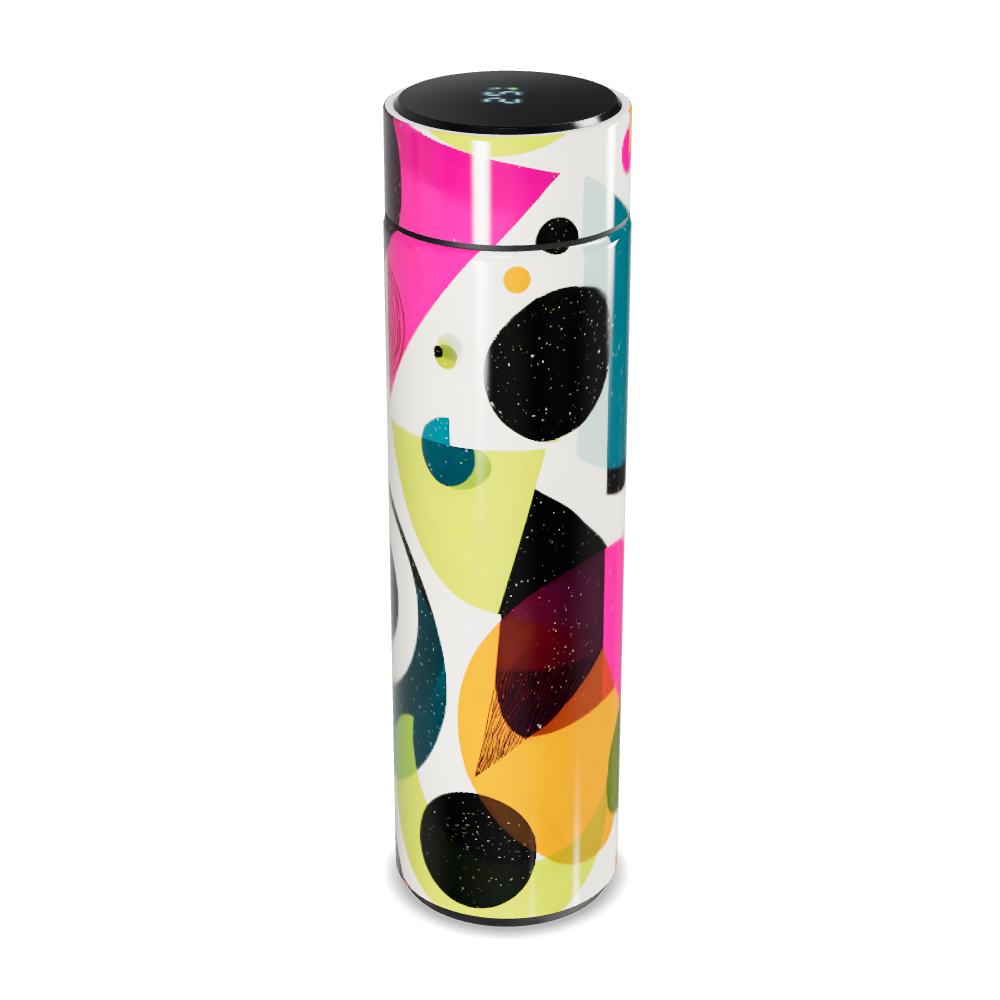 Garrafa Térmica Touch - Estampa Colorida Moderna