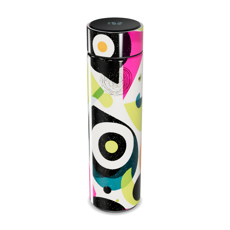 Garrafa Térmica Touch - Estampa Colorida Moderna