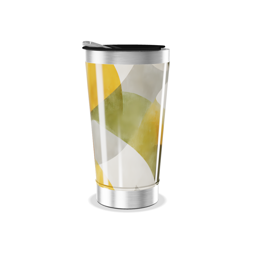 Copo Térmico - Estampa Abstrata Colorida