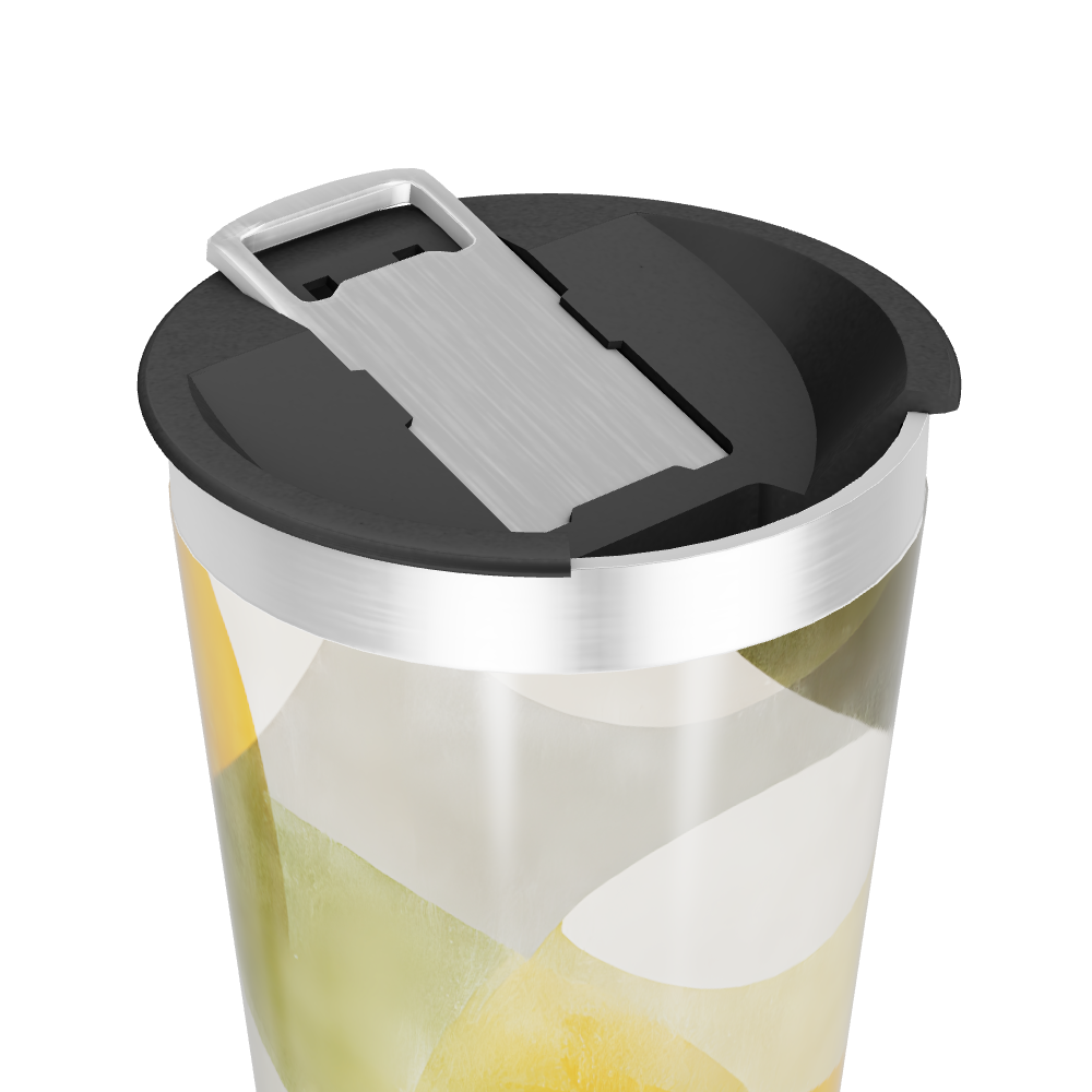 Copo Térmico - Estampa Abstrata Colorida