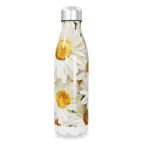 Garrafa Inox - Flores Margaridas