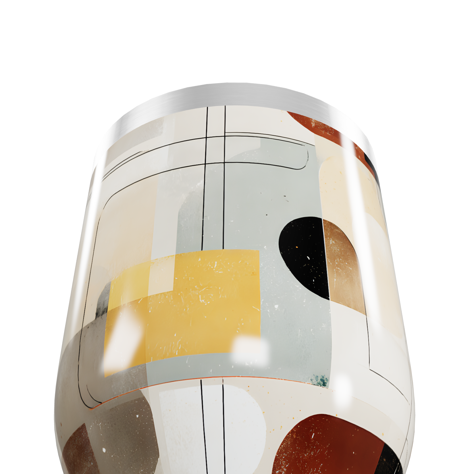 Copo Térmico Slim - Geométrico Colorido