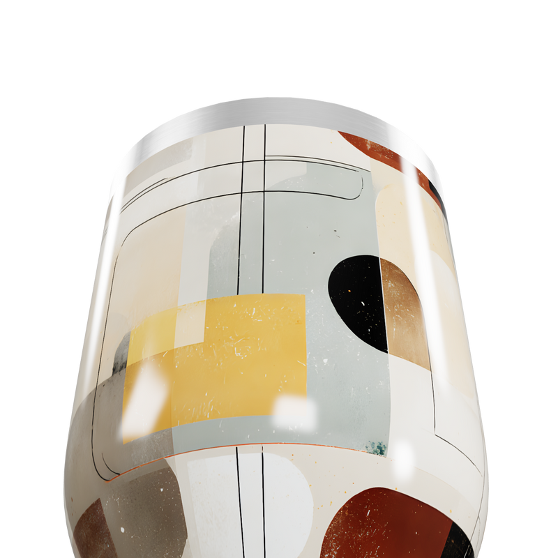 Copo Térmico Slim - Geométrico Colorido