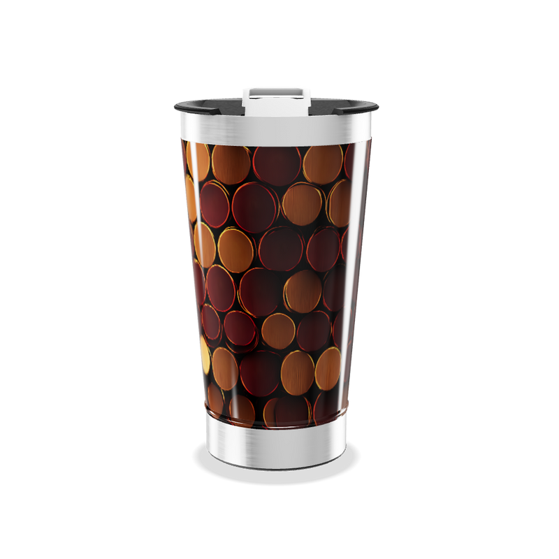 Copo Térmico - Estampa Colorida Circular