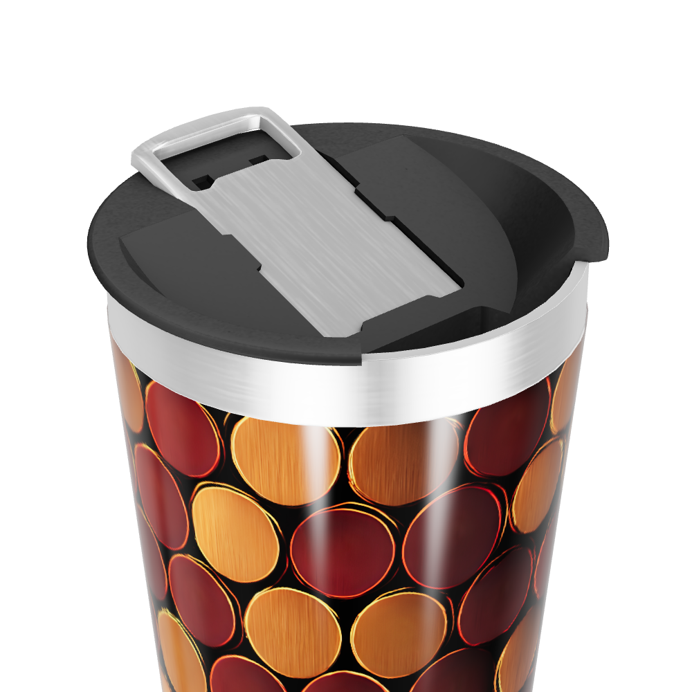 Copo Térmico - Estampa Colorida Circular