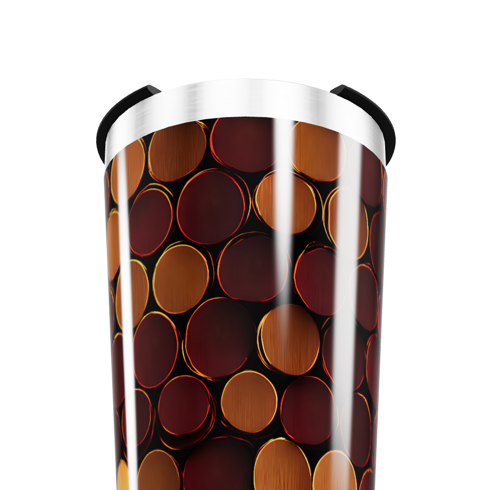 Copo Térmico - Estampa Colorida Circular