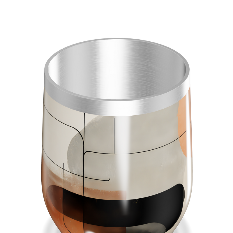 Copo Térmico Slim - Abstrato Colorido Inox