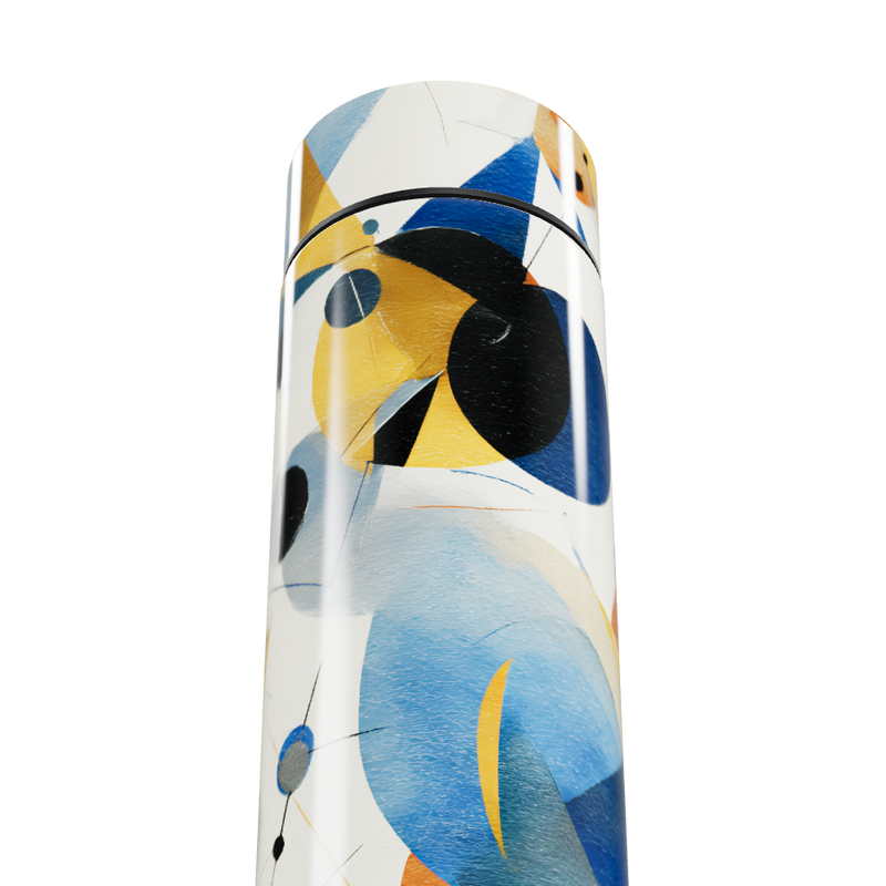 Garrafa Térmica Touch - Estampa Abstrata Colorida