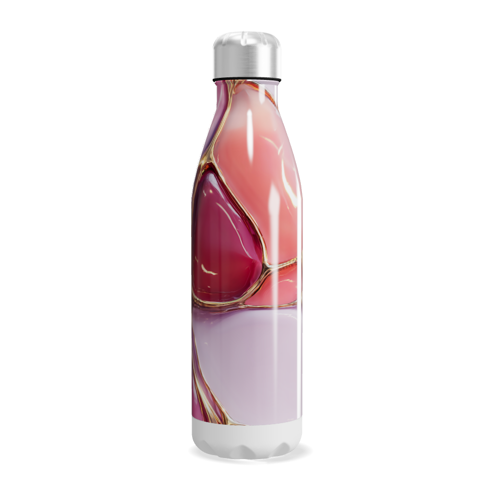 Garrafa Inox - Rosa Abstrata 500ml