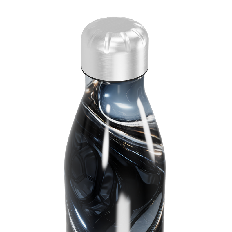 Garrafa Inox - Design Preto Moderno