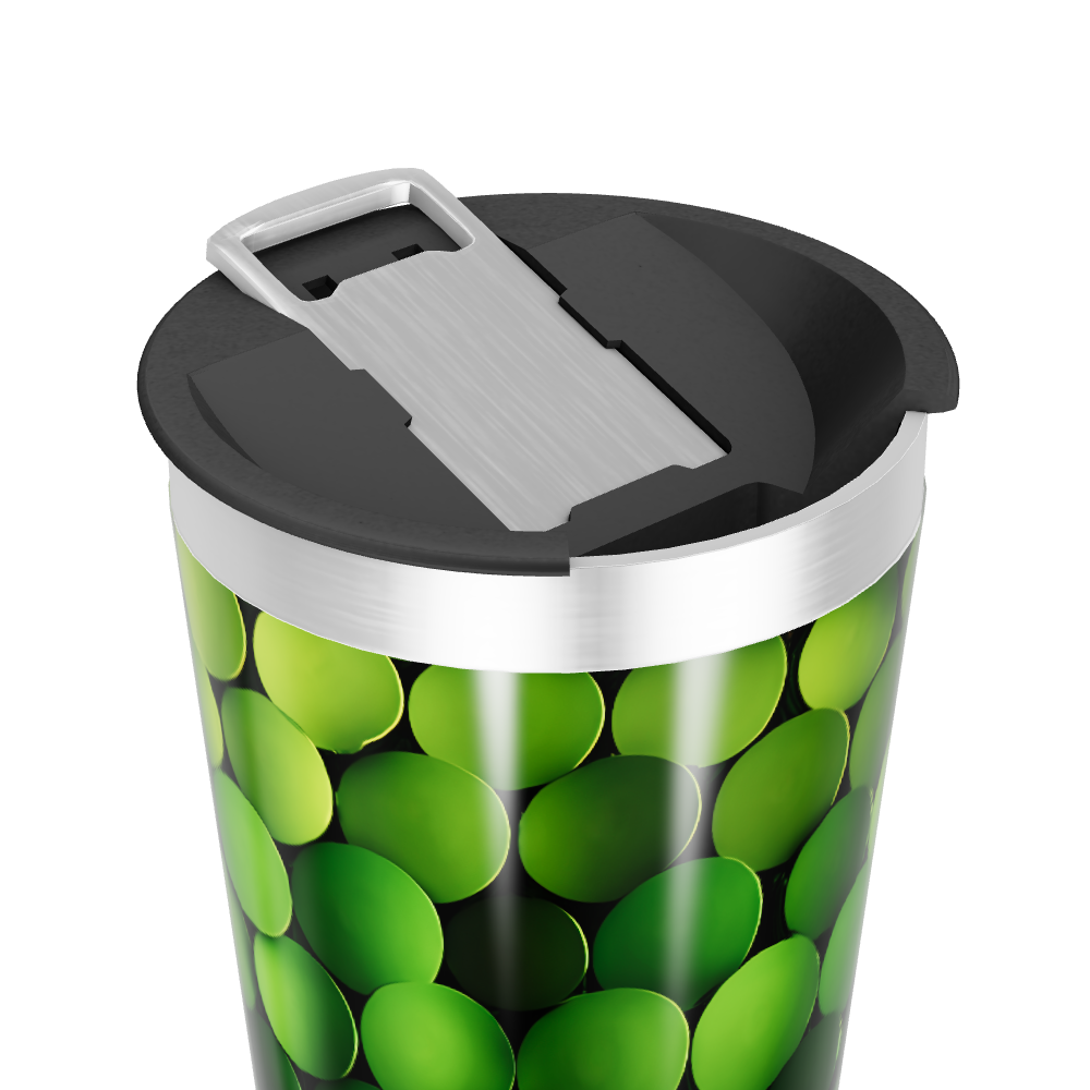 Copo Térmico - Verde com Bolas